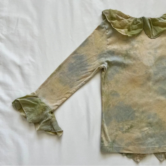 Vintage 90’s Frilly Trumpet Sleeve Top - Picture 7 of 7